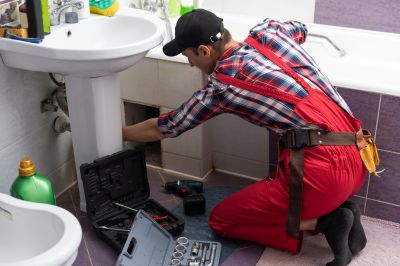 Licensed Plumbers at Work